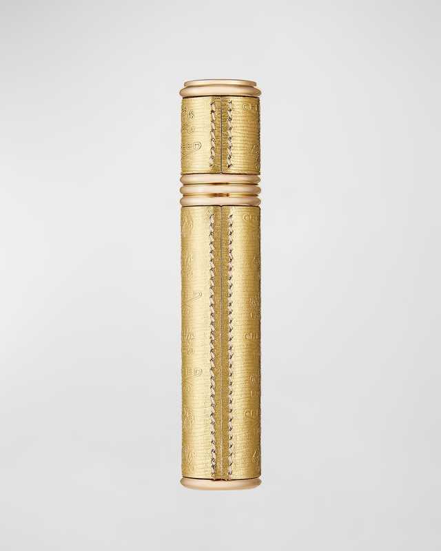 Empty Gold Refillable Pocket Spray Case, 0.33 oz.